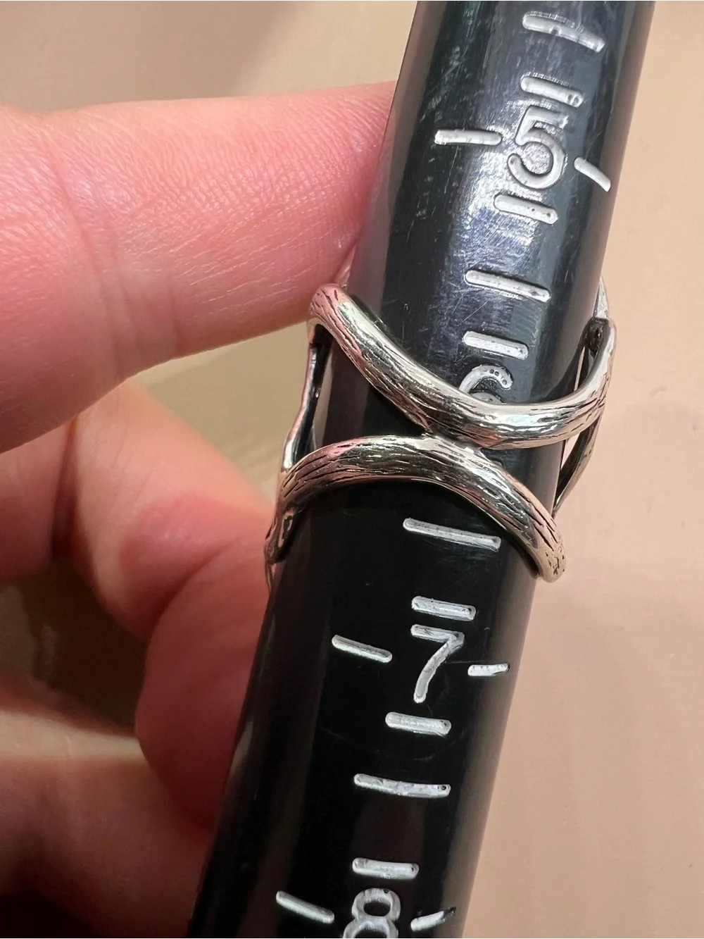 Oyster Copper Turquoise composite Sterling silver statement ring